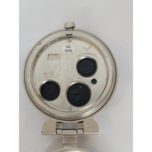 Big Ben Silver Tone Travel Alarm Clock Quartz Running - Picture 6 of 7